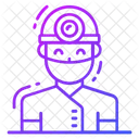 Worker Man Avatar Icon