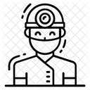 Worker Man Avatar Icon
