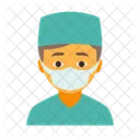 Doctor Male Mask Icon