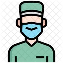 Surgical Nurse Male  Icon