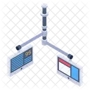 Operating Room Monitors Surgical Room Monitors Medical Monitoring System Icon