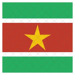 Surinam Flag Icône