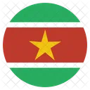 Suriname National Pays Icône