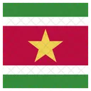 Suriname Drapeau Icône