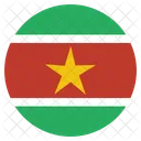 Suriname National Country Icon