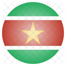 Surinam Flag Icône