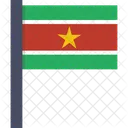 Suriname National Country Icon