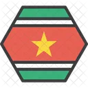 Suriname Country Flag Icon