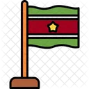Suriname Country Flag アイコン