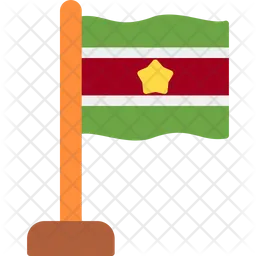 Suriname Flag Icon