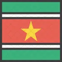 Suriname Country Flag Icon