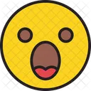 Emoji Emoticon Icone Surpreso Ícone