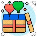 Surprise Box Surprise Gift Box Surprise Present Icon