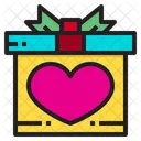 Heart Gift Box Celebration Icon