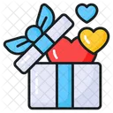 Surprise Gift Hearts Symbol