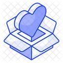 Surprise Valentine Heart Icon