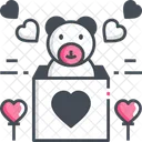 Surprise panda  Icon