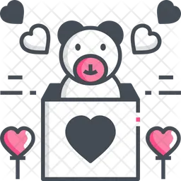 Surprise panda  Icon