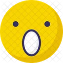 Surprised Stare Emoticon Emoticons Icon