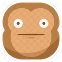 Surprised Monkey Emoji Icon