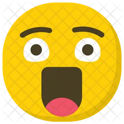 Surprised Face Emoji Icon