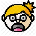 Boy Face Surprised Icon