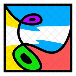 Surrealism abstract elements  Icon