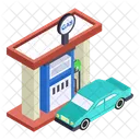 Surtidor De Gasolina Gasolinera Comercial Icono