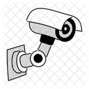 Half Tone Security Camera Illustration Surveillance Camera Cctv Camera Icon