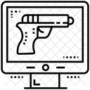 Surveillance Des Armes Armement Verification Icône