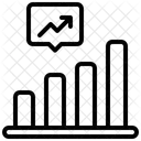 Analyse Croissance Tendance Icône