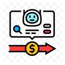 Transaction Surveillance Fintech Icône