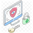 Surveillance Monitoring Vision Icon