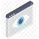 Surveillance Web Cyber Oeil Vue Web Icon