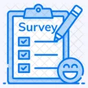 Survey Feedback Evaluation Icon