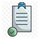 Survey Paper Checkmark Icon