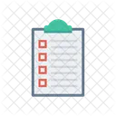Survey Document Clipboard Icon