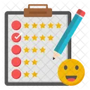 Survey List Customer Review Customer Ratings Icon