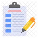 Survey List Clipboard Icon