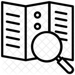 Survey Map Icon - Download in Line Style