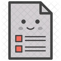 Survey Paper Emoji Icon