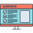 Surveys Feedback Poll Icon