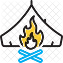 Survival Campfire Bonfire Icon