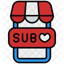 Suscribete Telefono En Linea Icono