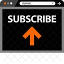 Suscribete Flecha Arriba Icono