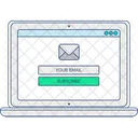 Suscribir Correo Electronico Suscribir Correo Correo En Linea Icono