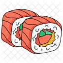 Sushi Rollo Japones Icono