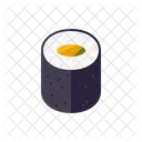 Sushi Roll Japanese Icon