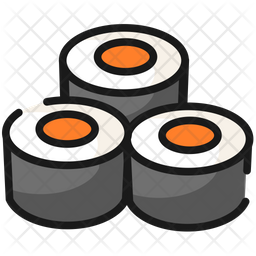 Sushi Icon Of Colored Outline Style Available In Svg Png Eps Ai Icon Fonts