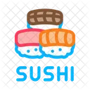 Sushi Roll Fish Icon